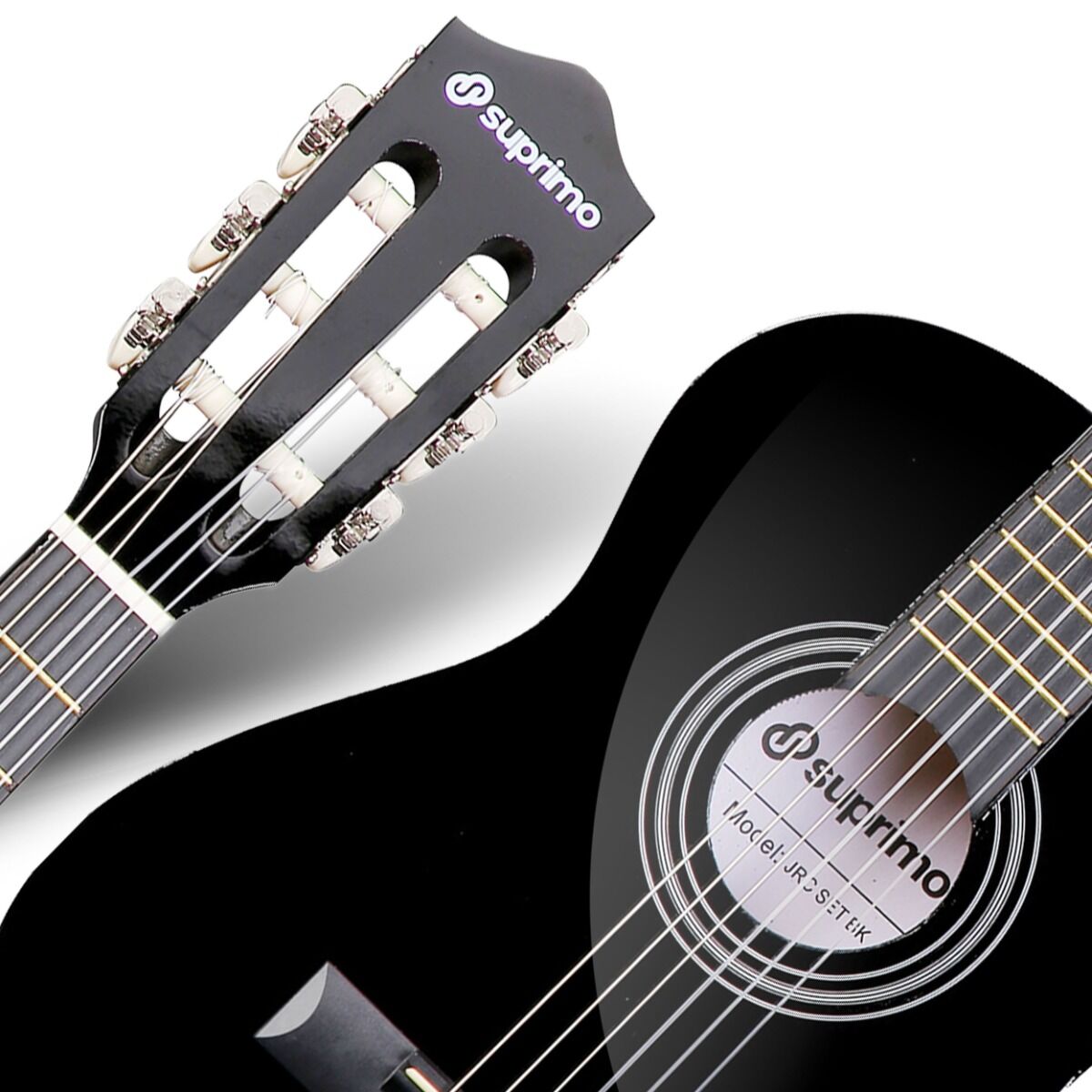 SUPRIMO JRC SET BK gitara klasyczna 1/4 czarna - obrazek 6