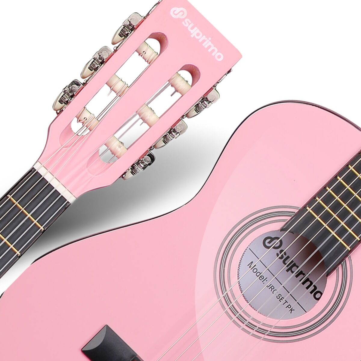 SUPRIMO JRC SET PK gitara klasyczna 1/4 różowa - obrazek 7