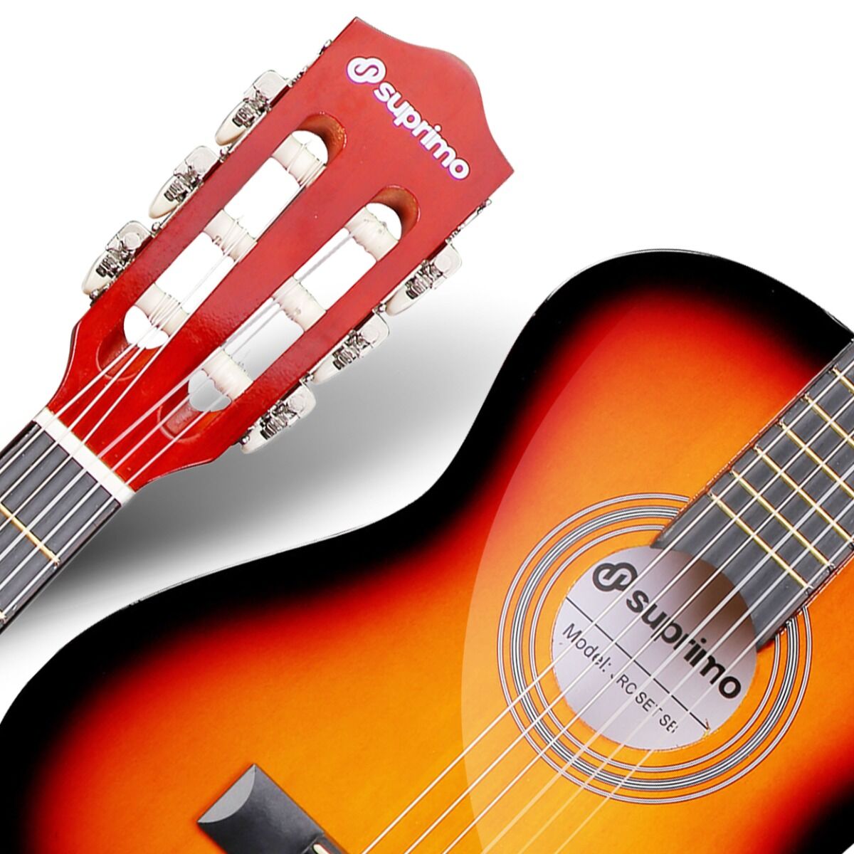 SUPRIMO JRC SET BK gitara klasyczna 1/4 sunburst - obrazek 6