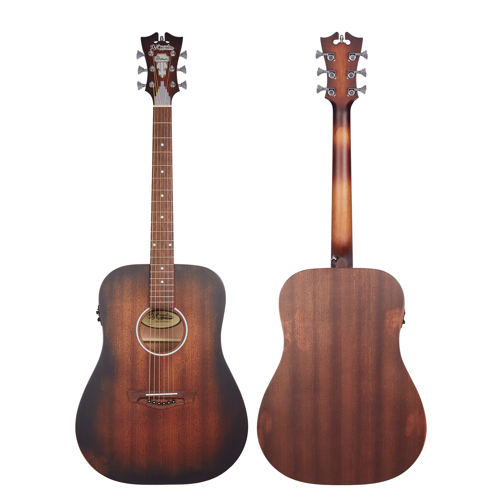 D’Angelico Premier Lexington LS Aged Mahogany - gitara elektroakustyczna - obrazek 2