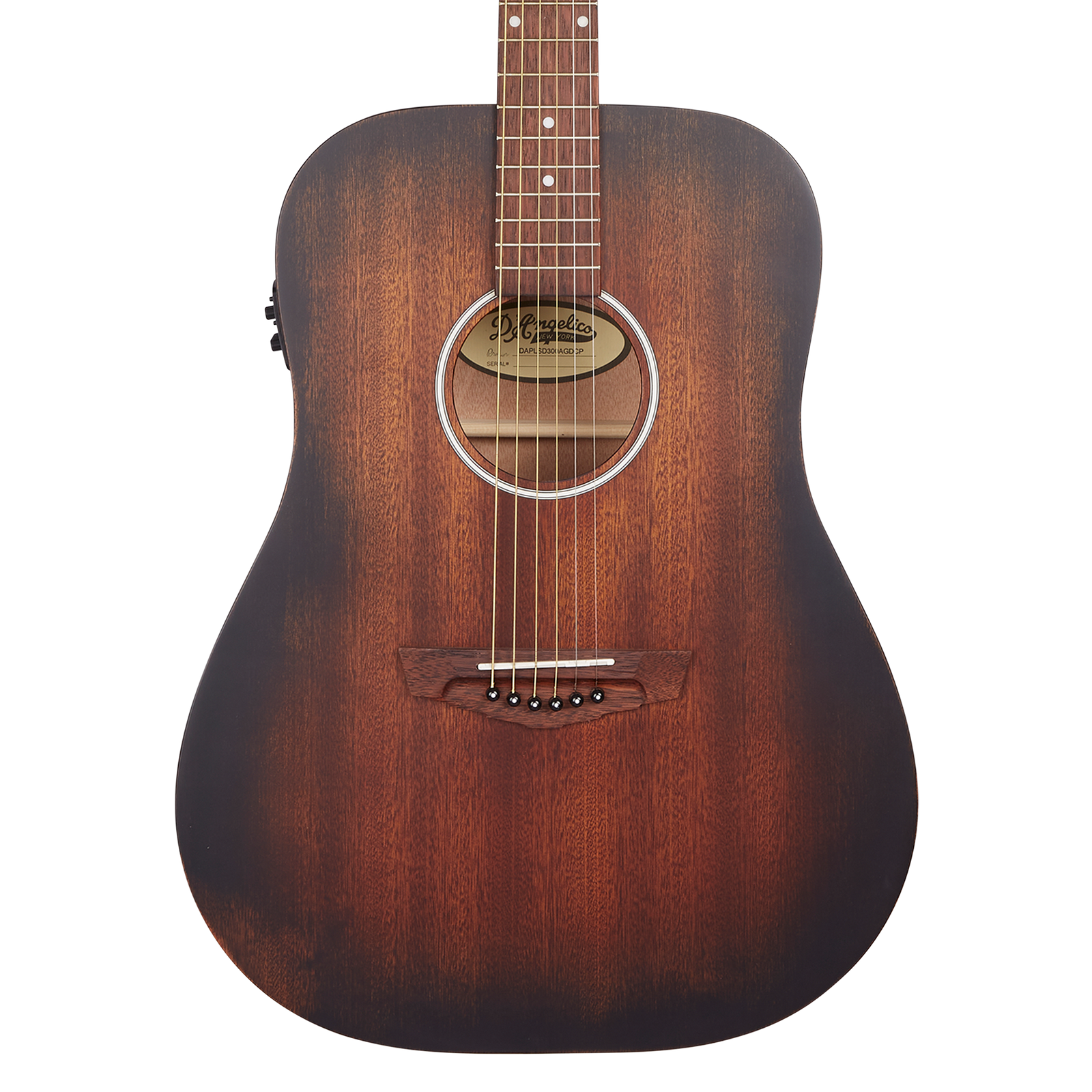 D’Angelico Premier Lexington LS Aged Mahogany - gitara elektroakustyczna - obrazek 4