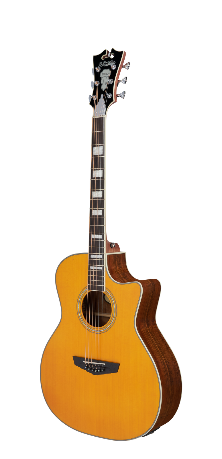 D'Angelico Premier Gramercy CS Vintage Natural - gitara elektroakustyczna - obrazek 3