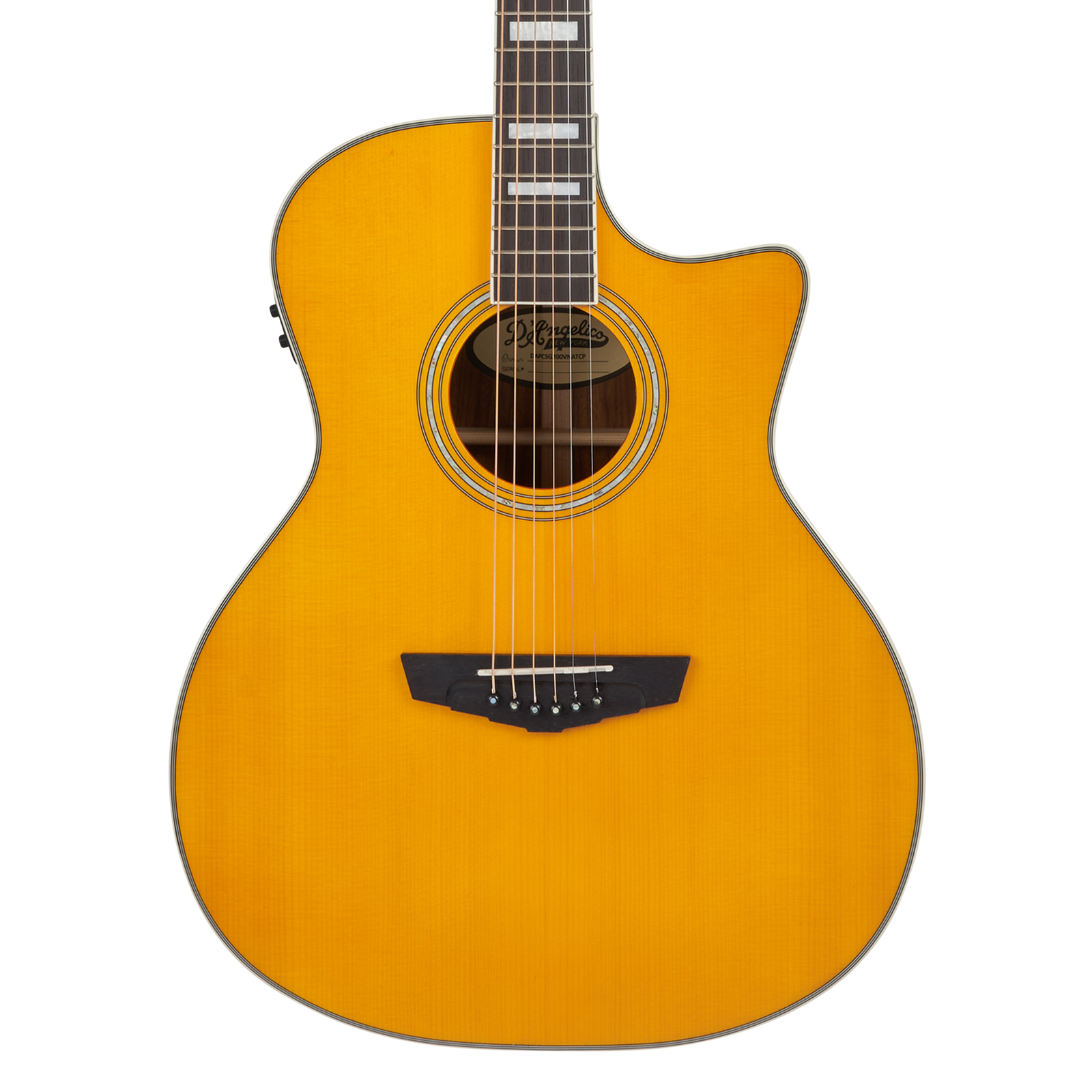 D'Angelico Premier Gramercy CS Vintage Natural - gitara elektroakustyczna - obrazek 4