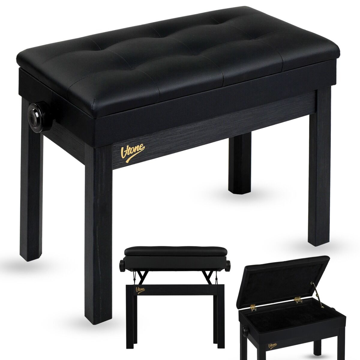 V-TONE PB2 BK ława do pianina keyboardu czarna