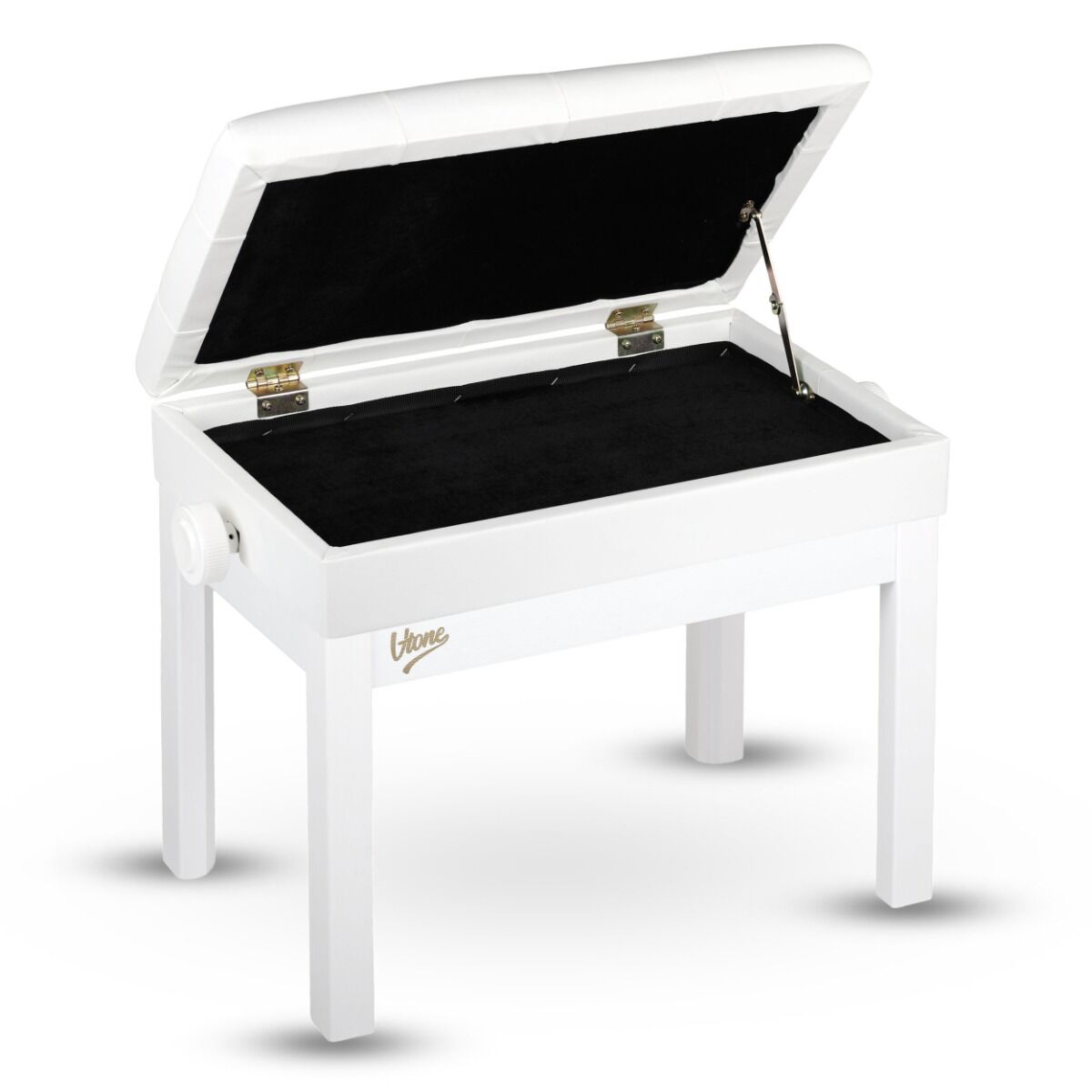 V-TONE PB2 WH ława do pianina keyboardu biała - obrazek 6