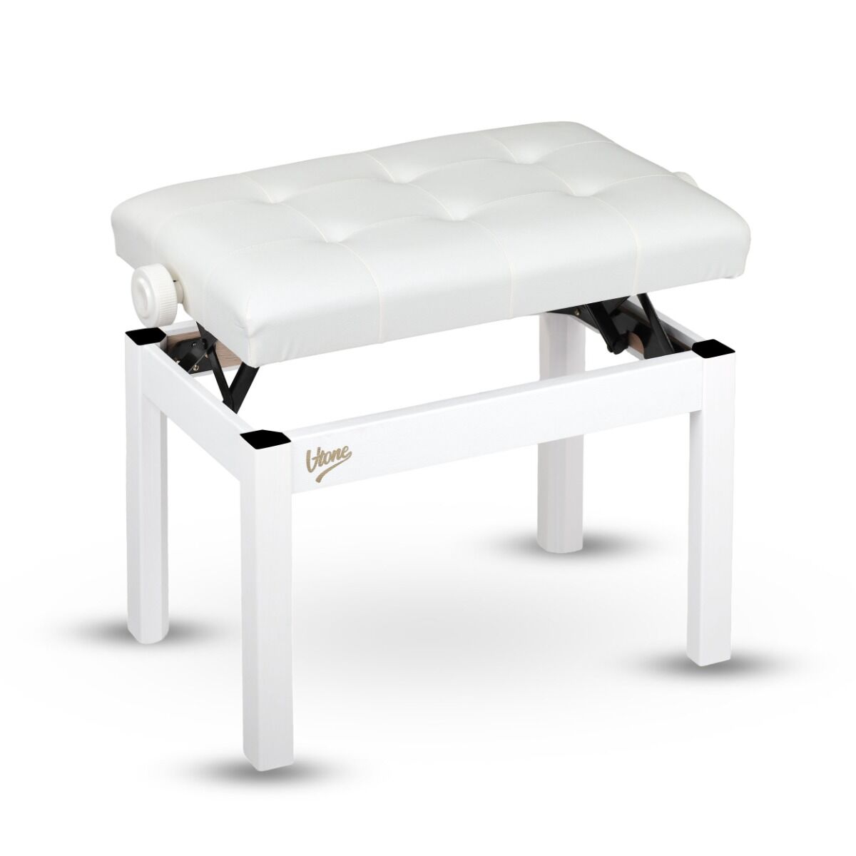 V-TONE PB3 WH ława do pianina keyboardu biała - obrazek 6